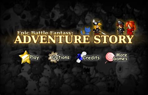 epic battle fantasy adventure story.